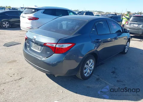 2016 Toyota Corolla Le from USA, damaged, VIN 5YFBURHE7GP545243